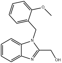 [1-(2-methoxybenzyl)-1H-benzimidazol-2-yl]methanol Struktur