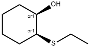 Cyclohexanol, 2-(ethylthio)-, (1R,2S)-rel- (9CI) Struktur