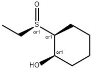 Cyclohexanol,2-[(R)-ethylsulfinyl]-,(1R,2S)-rel-(9CI) Struktur