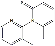 [1(2H),2-Bipyridine]-2-thione,  3,6-dimethyl-,  (1S)-  (9CI) Struktur