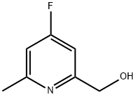 2-Pyridinemethanol,4-fluoro-6-methyl-(9CI) Struktur