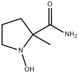 2-Pyrrolidinecarboxamide,1-hydroxy-2-methyl-(9CI) Struktur