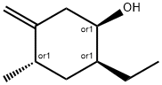 Cyclohexanol, 2-ethyl-4-methyl-5-methylene-, (1R,2S,4S)-rel- (9CI) Struktur