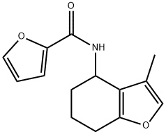 2-Furancarboxamide,N-(4,5,6,7-tetrahydro-3-methyl-4-benzofuranyl)-(9CI) Struktur