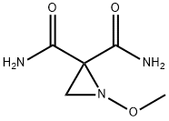 2,2-Aziridinedicarboxamide,1-methoxy-(9CI) Struktur