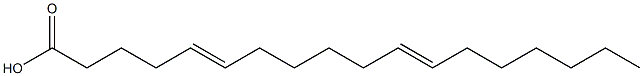 5,11-Octadecadienoic acid Struktur