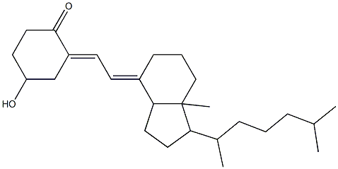 19-nor-10-ketovitamin D3 Struktur