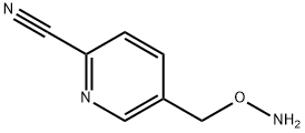 2-Pyridinecarbonitrile,5-[(aminooxy)methyl]-(9CI) Struktur