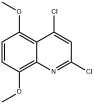 2,4-Dichloro-5,8-dimethoxyquinoline Struktur