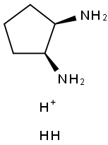 1,2-Cyclopentanediamine,conjugatemonoacid,compd. Struktur