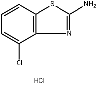 2-Benzothiazolamine,4-chloro-, hydrochloride (1:1) Struktur