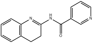 3-Pyridinecarboxamide,N-(3,4-dihydro-2-quinolinyl)-(9CI) Struktur