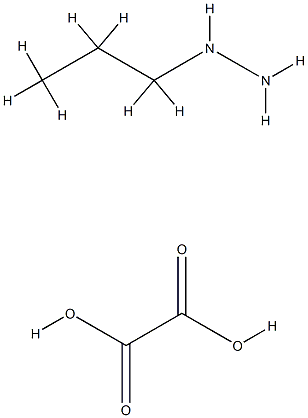 Propylhydrazine oxalate (1:1) Struktur