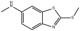 6-Benzothiazolamine,N-methyl-2-(methylthio)-(9CI) Struktur