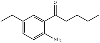 1-Pentanone,1-(2-amino-5-ethylphenyl)-(9CI) Struktur