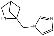 2-Azabicyclo[2.1.1]hexane,1-(1H-imidazol-1-ylmethyl)-(9CI) Struktur