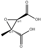 2,3-Oxiranedicarboxylicacid,2-methyl-,(2R,3R)-rel-(9CI) Struktur