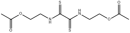 N,N'-Bis(2-acetoxyethyl)ethanebisthioamide Struktur