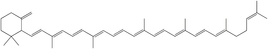 5,18-Didehydro-5,6-dihydro-β,φ-carotene Struktur