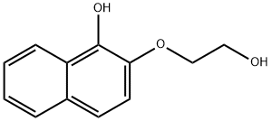 2-(β-Hydroxyethoxy)-1-naphthol Struktur