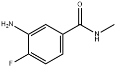 3-amino-4-fluoro-N-methylbenzamide(SALTDATA: FREE) Struktur