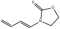 2-Oxazolidinethione,3-(1E)-1,3-butadienyl-(9CI) Struktur