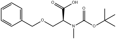 Boc-N-Me-Ser(Bzl)-OH Struktur