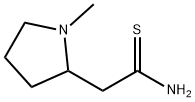 2-Pyrrolidineethanethioamide,1-methyl-(9CI) Struktur