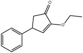 2-Cyclopenten-1-one,2-ethoxy-4-phenyl-(9CI) Struktur