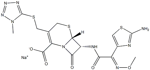 Sodium salt (syn-isomer)  Struktur