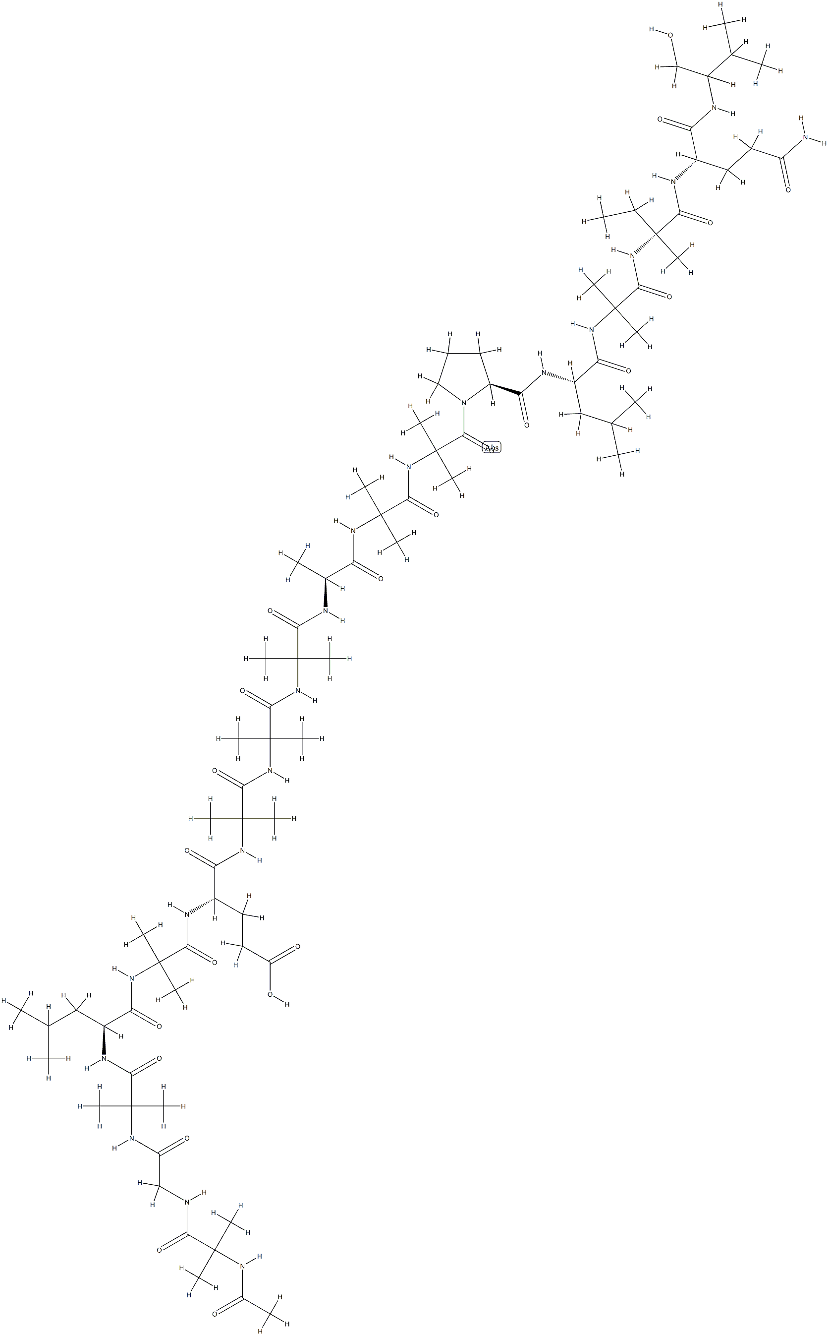 trichotoxin A40 Struktur