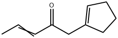 3-Penten-2-one,1-(1-cyclopenten-1-yl)-(9CI) Struktur