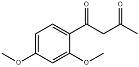 1-(2,4-dimethoxyphenyl)butane-1,3-dione Struktur