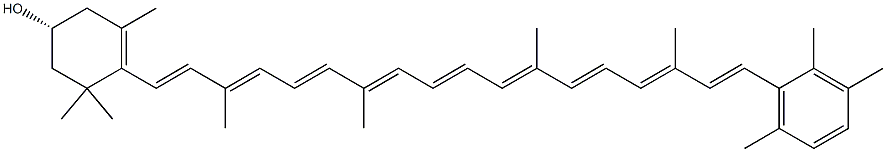 (3R)-β,φ-Caroten-3-ol Struktur