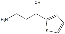 3-amino-1-(thiophen-2-yl)propan-1-ol Struktur