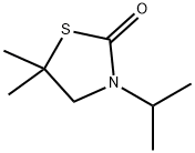 2-Thiazolidinone,5,5-dimethyl-3-(1-methylethyl)-(9CI) Struktur