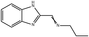 1-Propanamine,N-(1H-benzimidazol-2-ylmethylene)-(9CI) Struktur