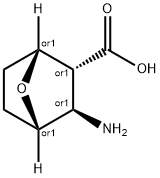 7-Oxabicyclo[2.2.1]heptane-2-carboxylicacid,3-amino-,(1R,2R,3R,4S)-rel-(9CI) Struktur