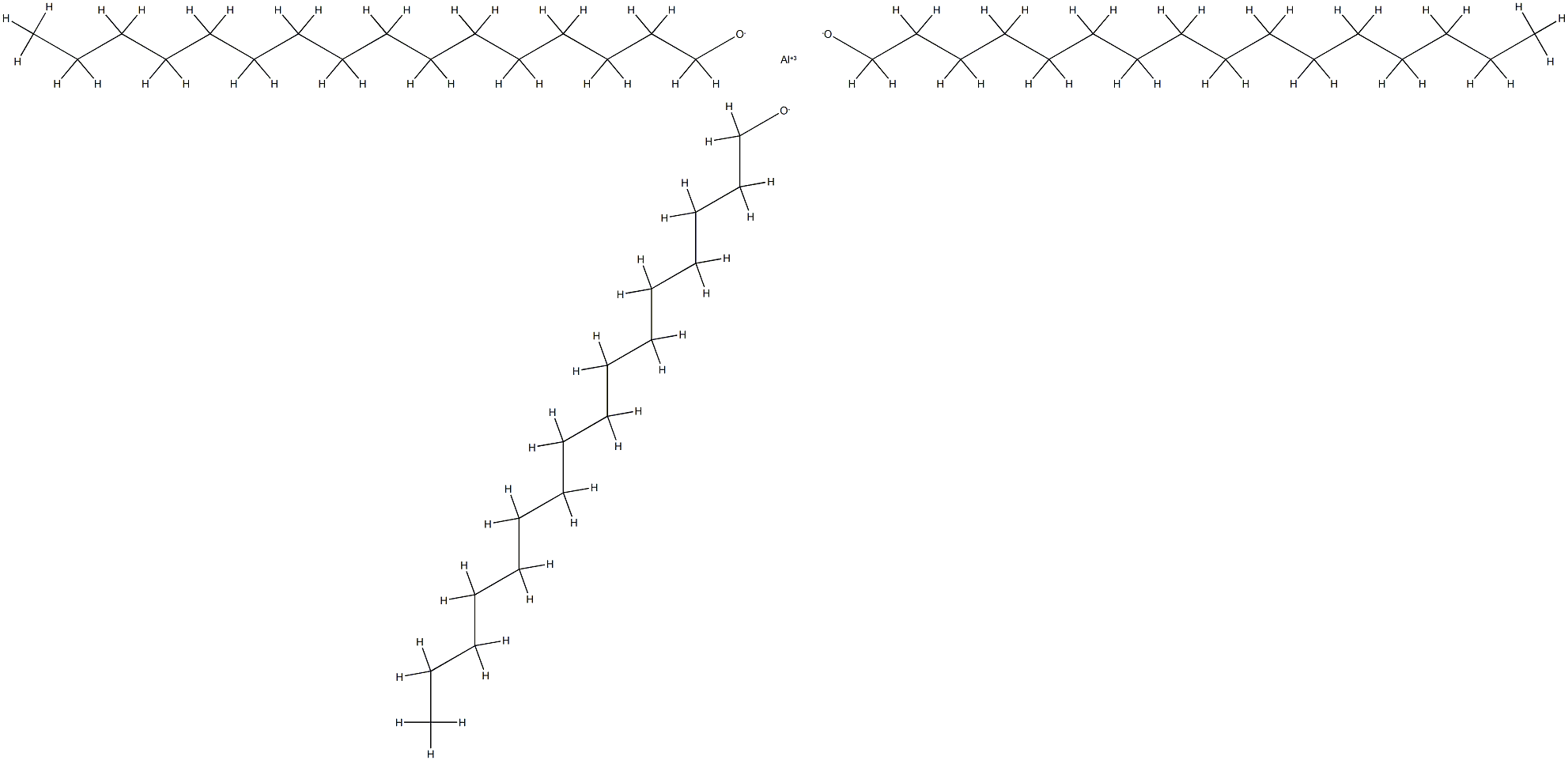 Aluminum n-hexadecoxide Struktur