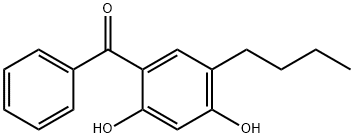 (5-butyl-2,4-dihydroxyphenyl)(phenyl)methanone Struktur