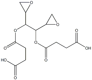 3,4-disuccinyl 1,2-5,6-dianhydrogalactitol Struktur