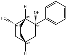 Bicyclo[2.2.2]octane-2,6-diol, 2-phenyl-, (1R,2R,4S,6S)-rel- (9CI) Struktur