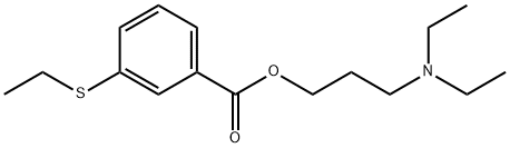 3-(Diethylamino)propyl=m-(ethylthio)benzoate Struktur