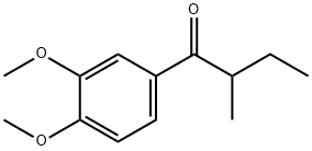 34DIMETHOXY2METHYLBUTYROPHENONE Struktur