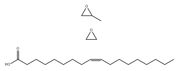 Oxirane, methyl-, polymer with oxirane, di-(9Z)-9-octadecenoate Struktur