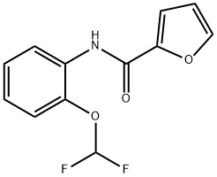 2-Furancarboxamide,N-[2-(difluoromethoxy)phenyl]-(9CI) Struktur