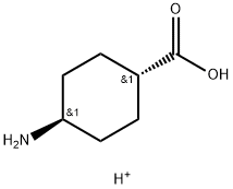 Cyclohexanecarboxylic acid, 4-amino-, conjugate monoacid, trans- (9CI) Struktur