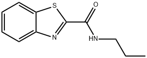 2-Benzothiazolecarboxamide,N-propyl-(9CI) Struktur