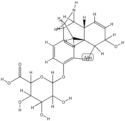 normorphine-3-glucuronide Struktur