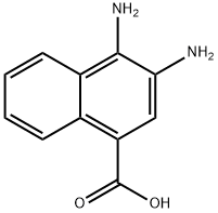 1-Naphthalenecarboxylicacid,3,4-diamino-(9CI) Struktur